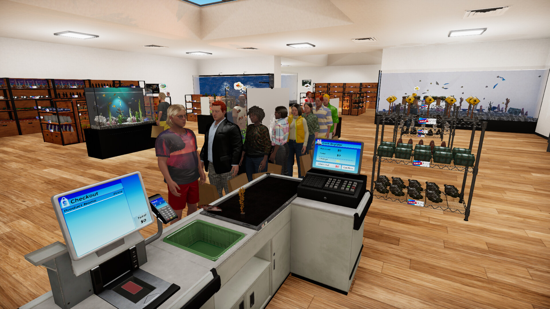 Aquatic Store Simulator gameplay screenshot 1