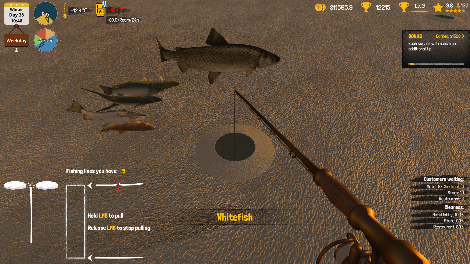 Arctic Motel Simulator gameplay screenshot 2