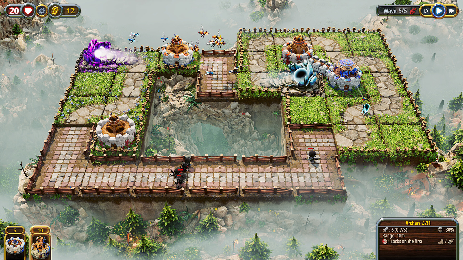 Artisan TD gameplay screenshot 1