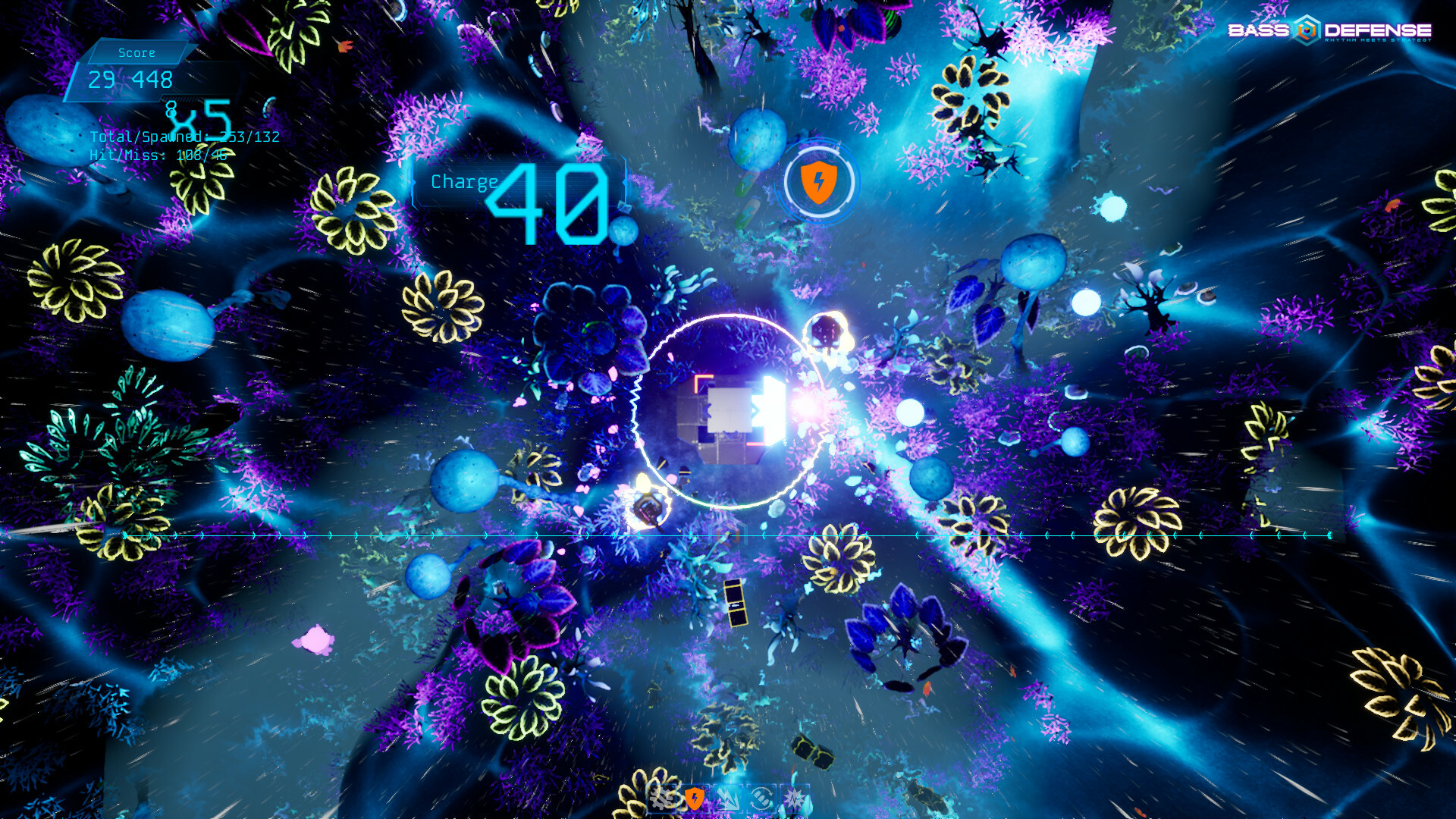 Bass Defense - Rhythm Meets Strategy gameplay screenshot 1
