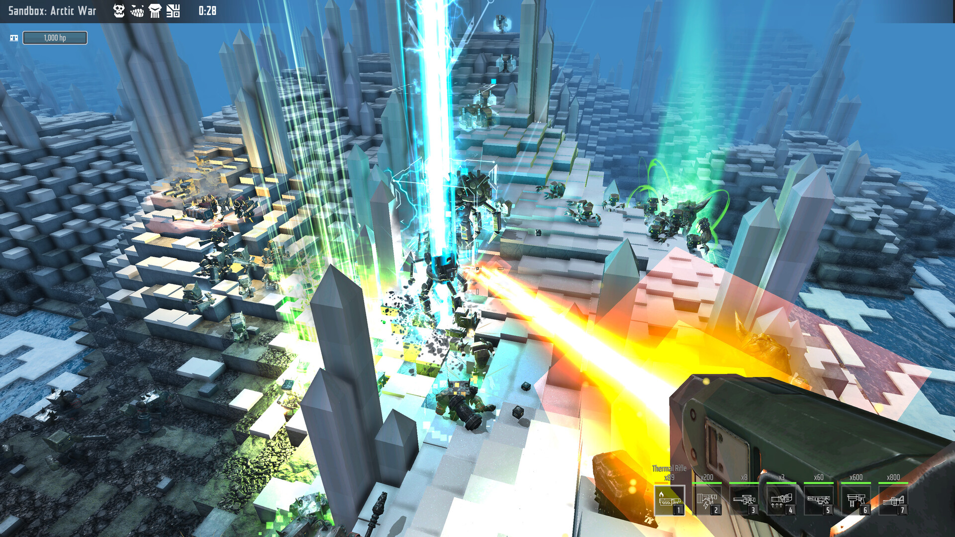 Block Fortress 2 gameplay screenshot 1