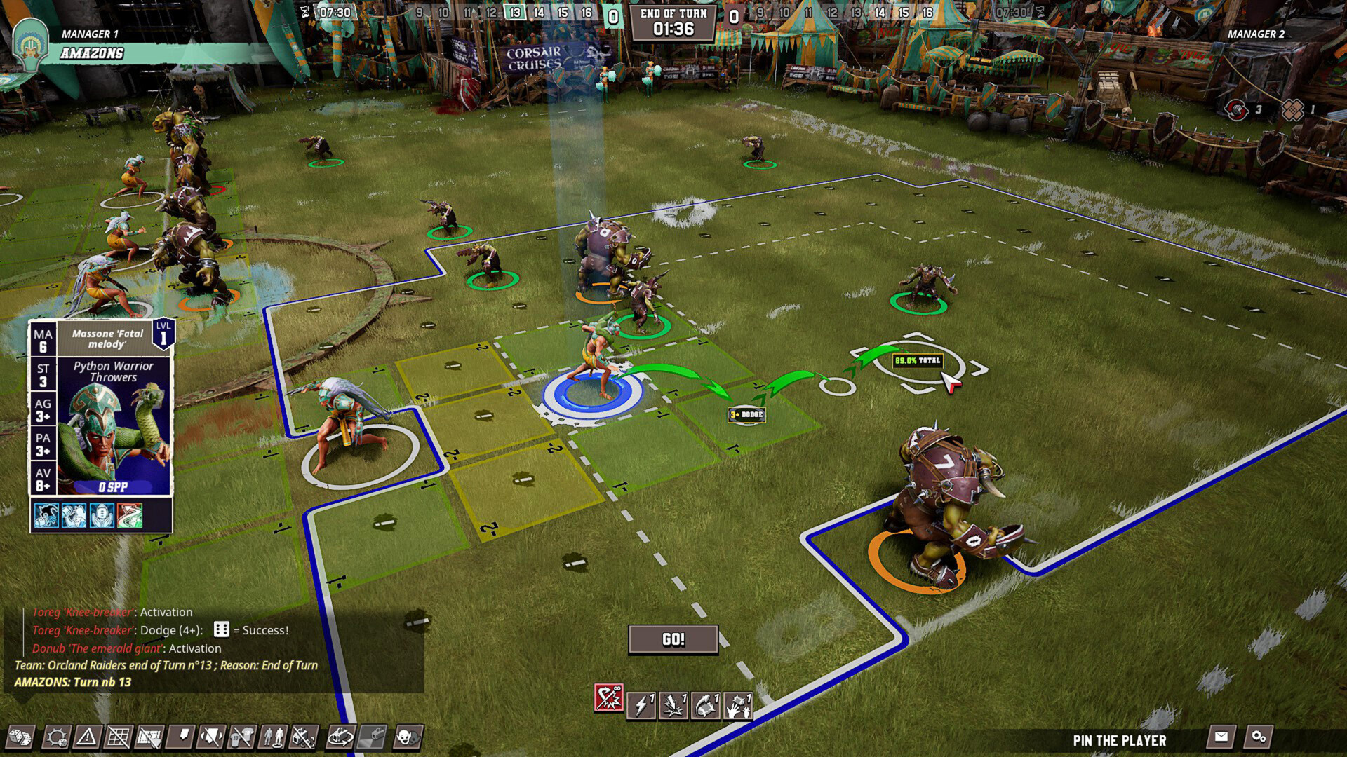 Blood Bowl 3 gameplay screenshot 2
