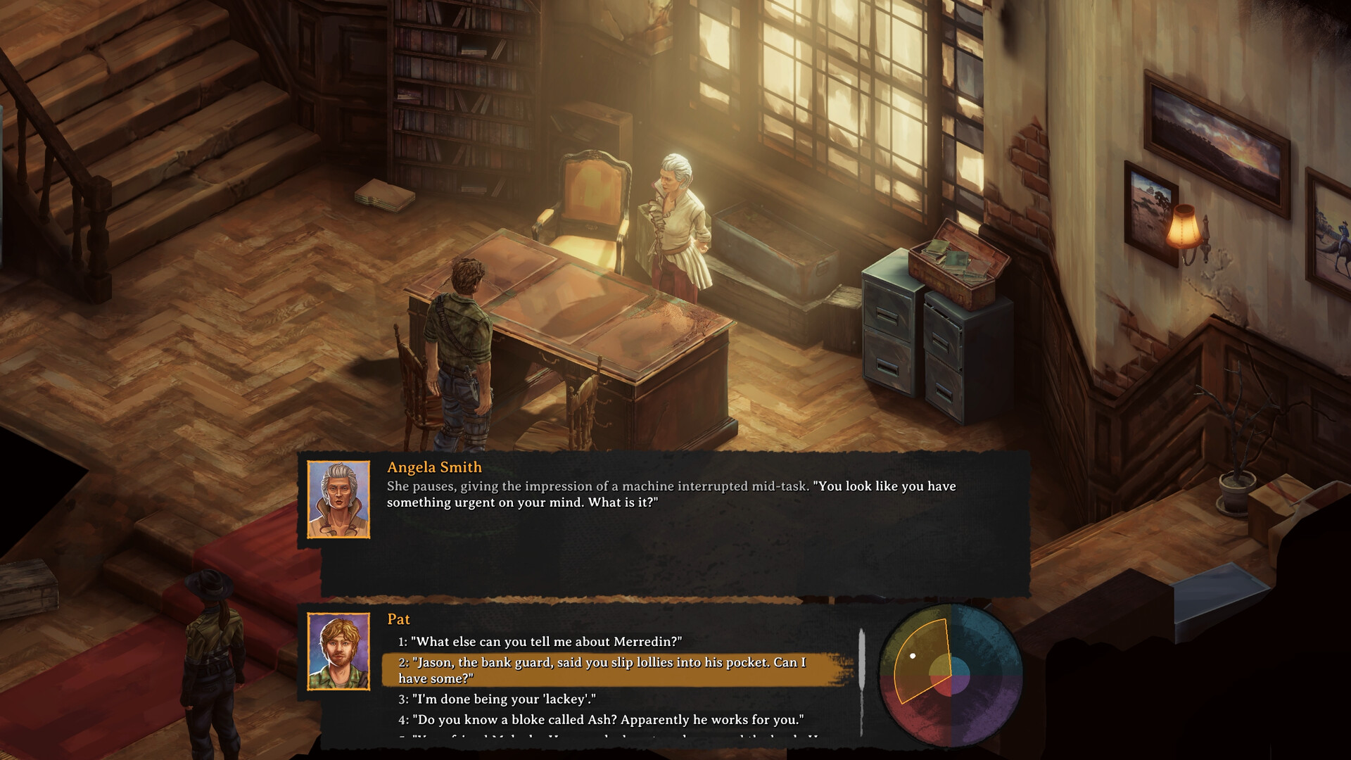 Broken Roads gameplay screenshot 1