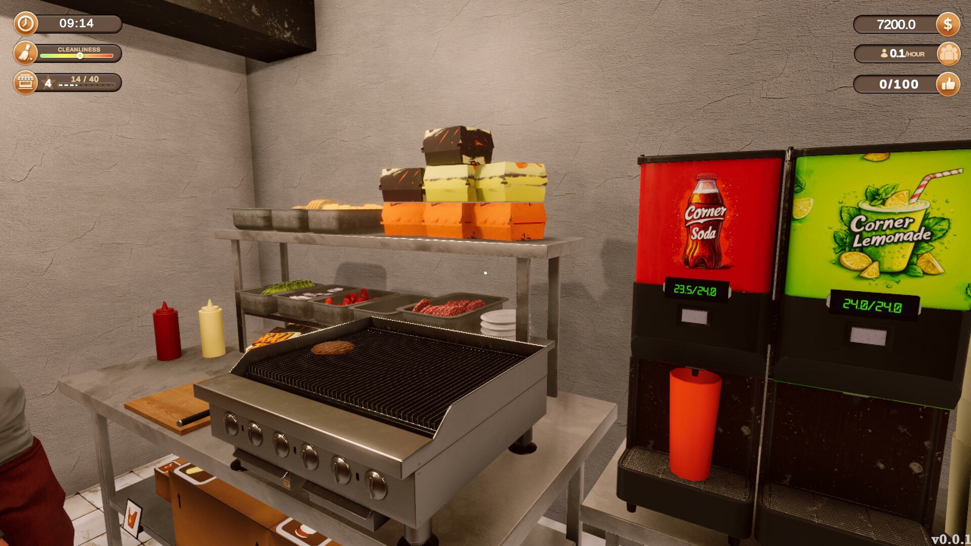 Corner Kitchen Fast Food Simulator gameplay screenshot 2