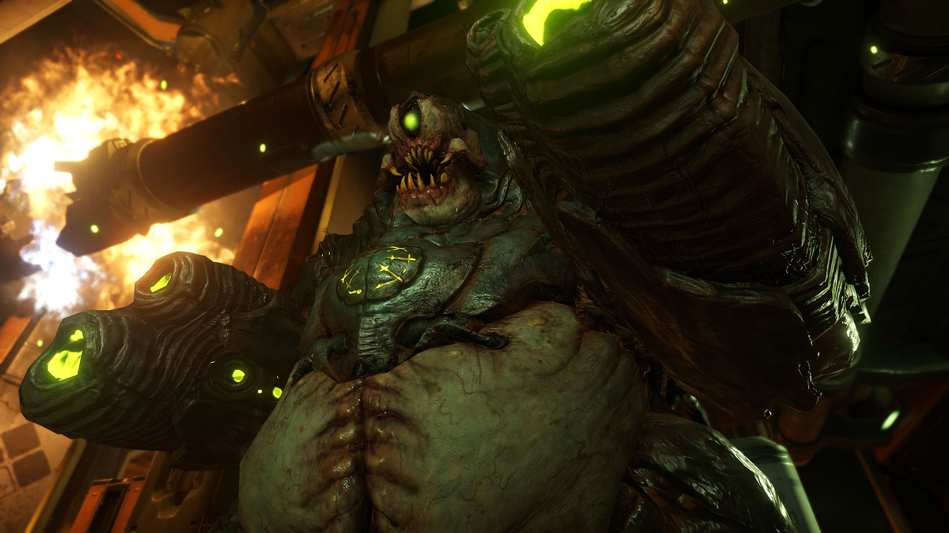 DOOM gameplay screenshot 2