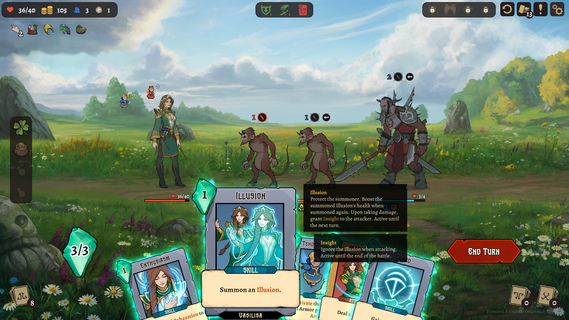 Deathless. The Hero Quest gameplay screenshot 1