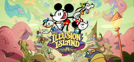 Disney Illusion Island Starring Mickey and Friends PC Game Cover Art