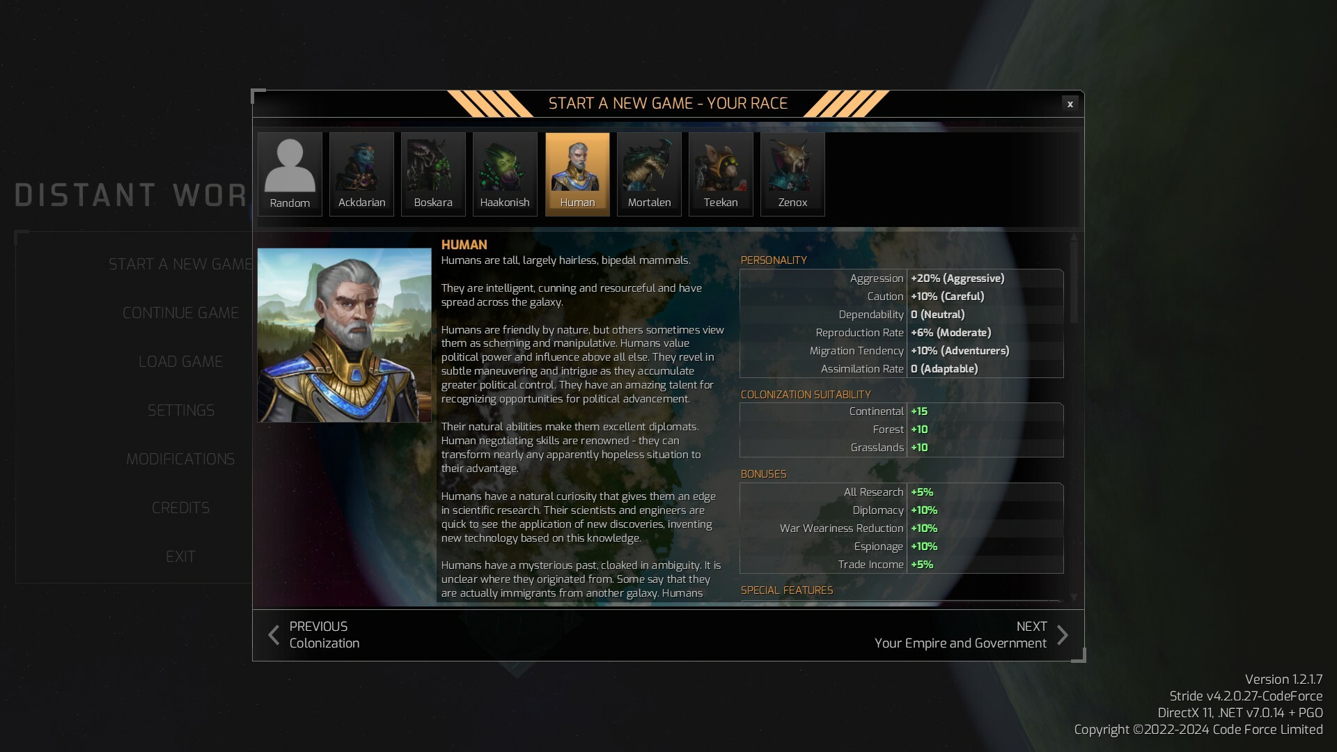 Distant Worlds 2 gameplay screenshot 2