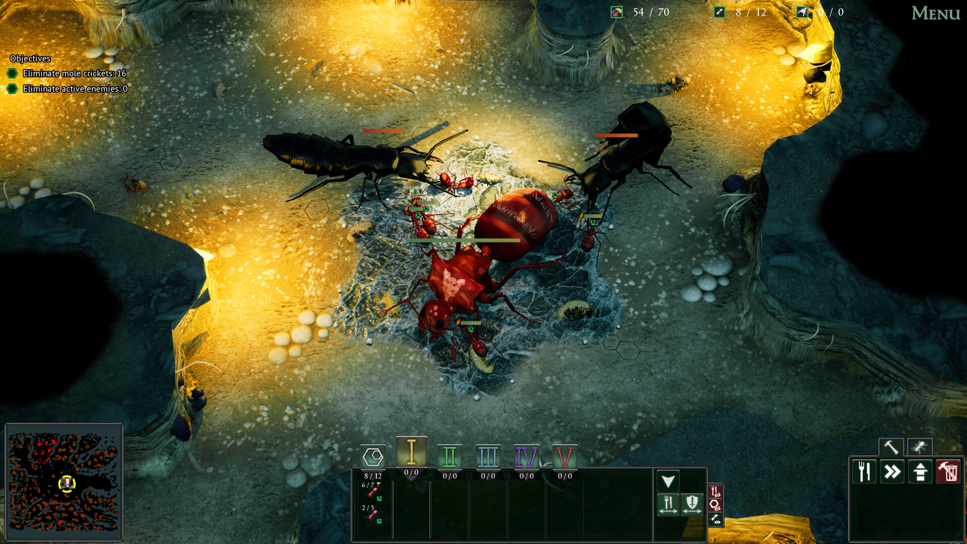Empires of the Undergrowth gameplay screenshot 1