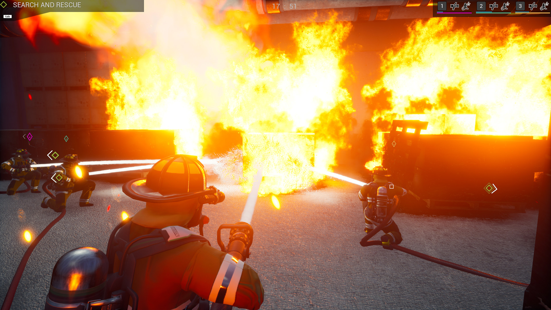 Firefighting Simulator - The Squad gameplay screenshot 2
