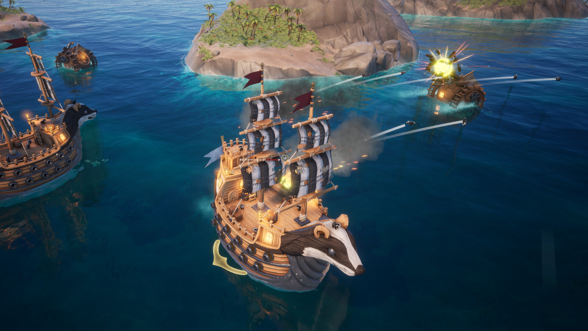 Fluffy Sailors gameplay screenshot 1