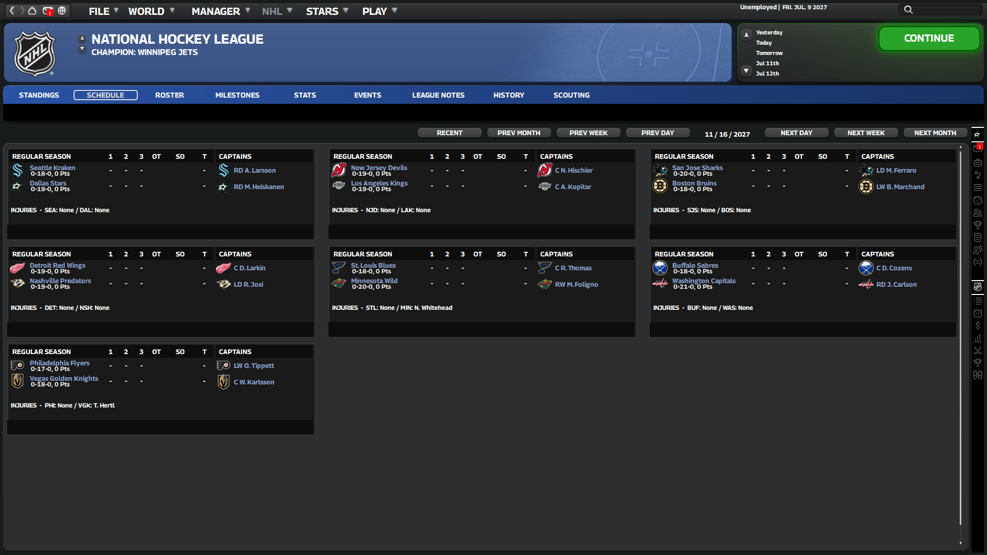 Franchise Hockey Manager 11 gameplay screenshot 2