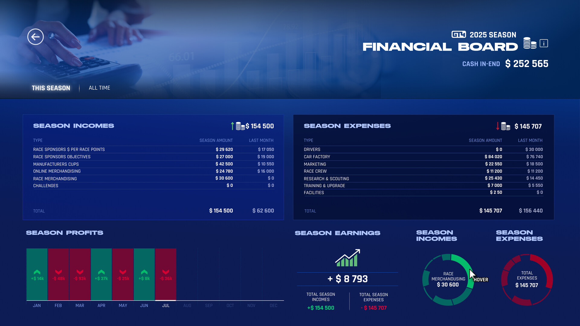 GT Manager gameplay screenshot 1