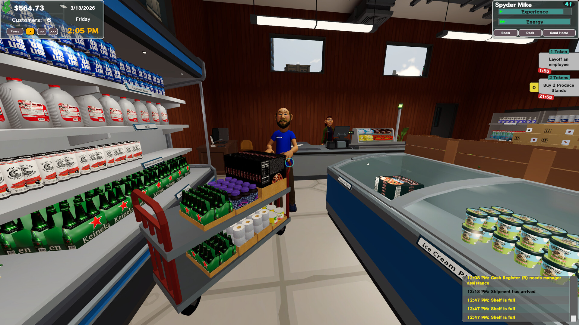 Grocery Store Tycoon gameplay screenshot 2