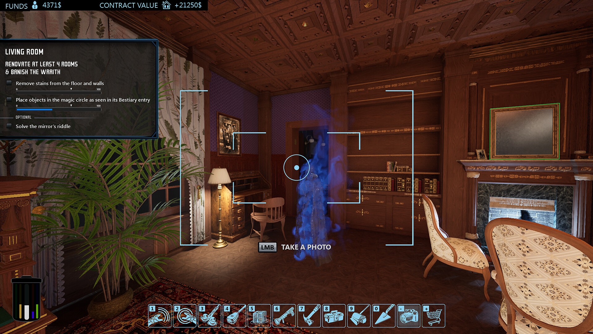 Haunted House Renovator gameplay screenshot 1