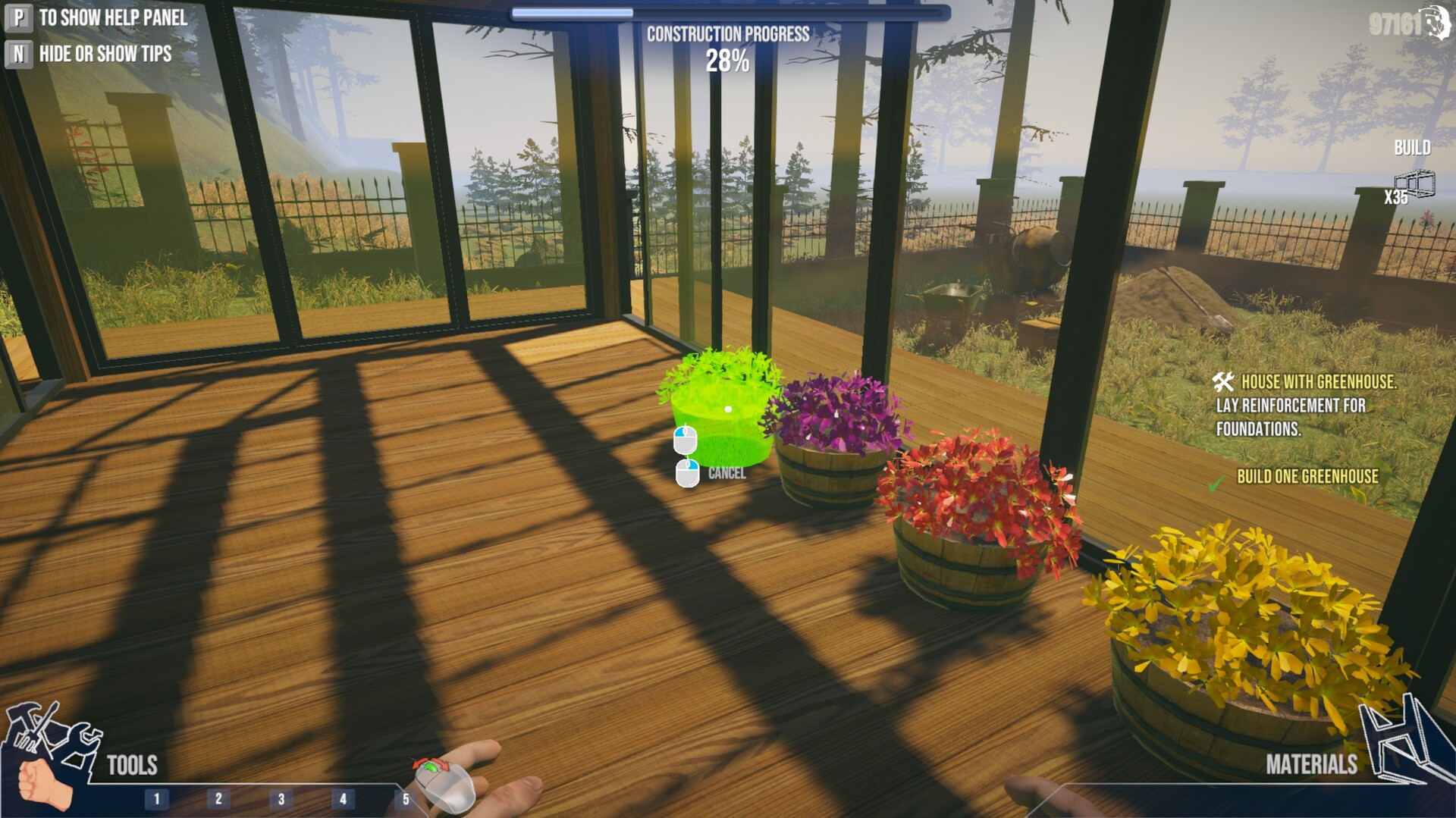 House Builder - Garden DLC gameplay screenshot 2
