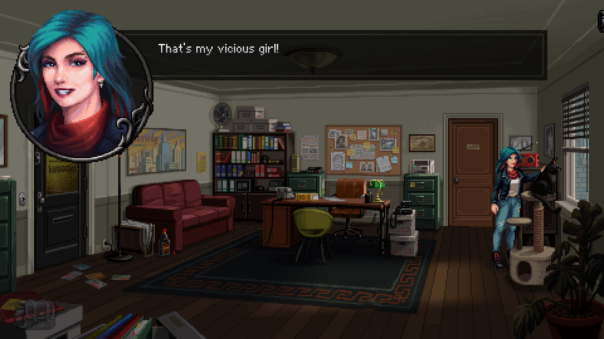 Kathy Rain 2: Soothsayer gameplay screenshot 1