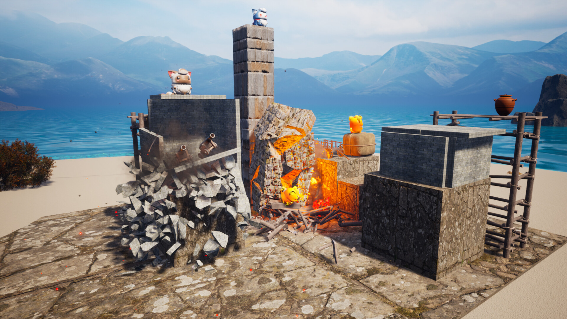 Kitty Collapse gameplay screenshot 2