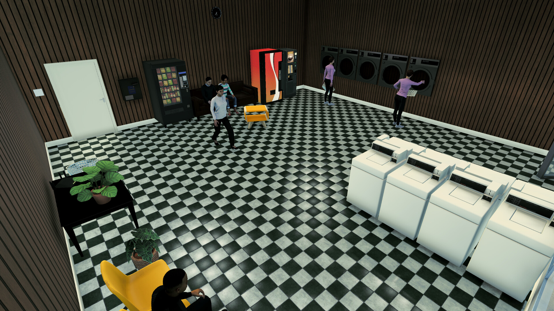 Laundromat Simulator gameplay screenshot 1