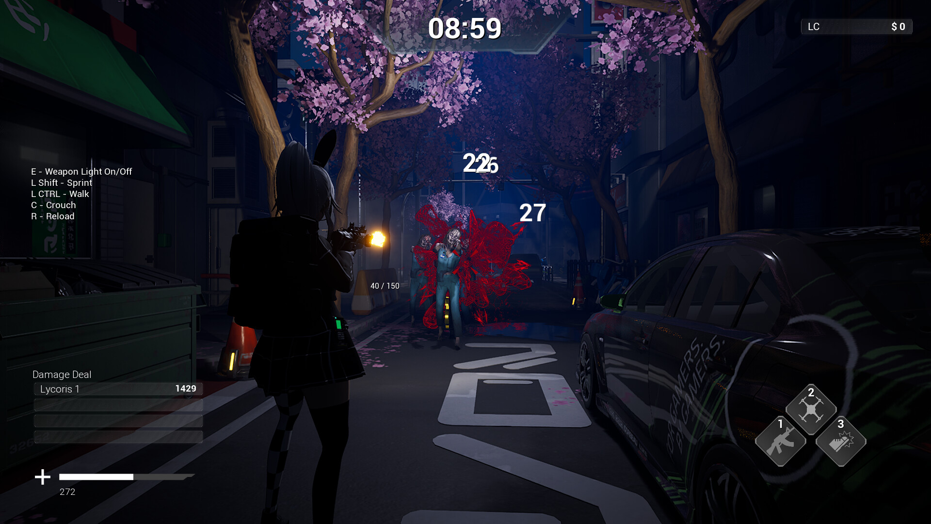 Lycoris gameplay screenshot 2