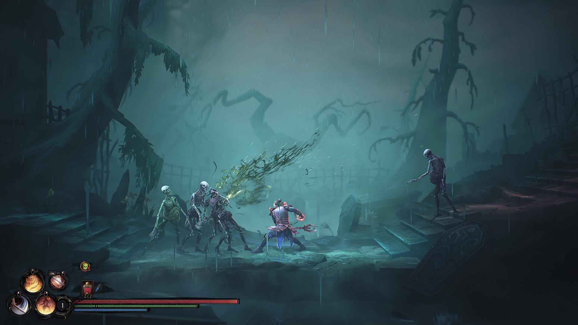 Mandragora: Whispers of the Witch Tree gameplay screenshot 1