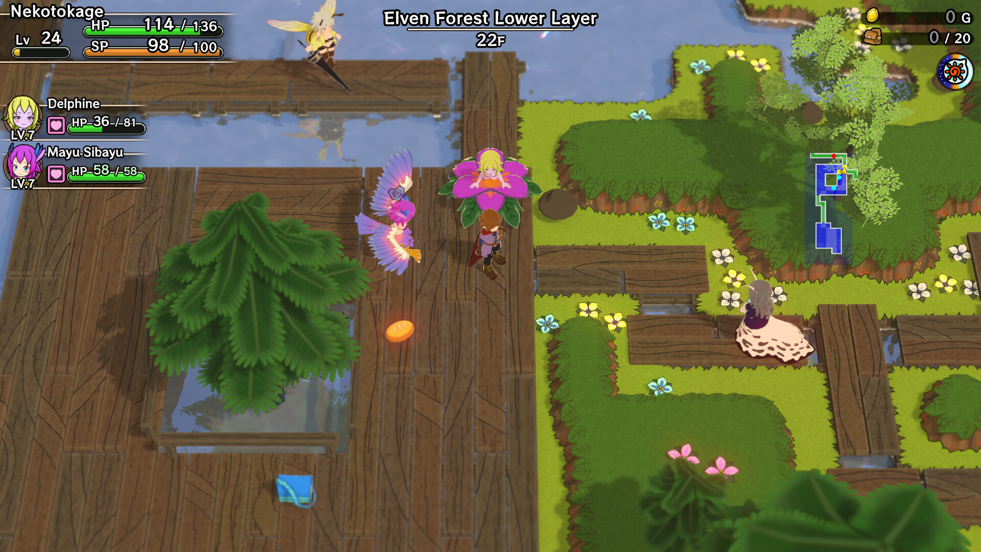 Monster Girls and the Mysterious Adventure Remastered Edition gameplay screenshot 2