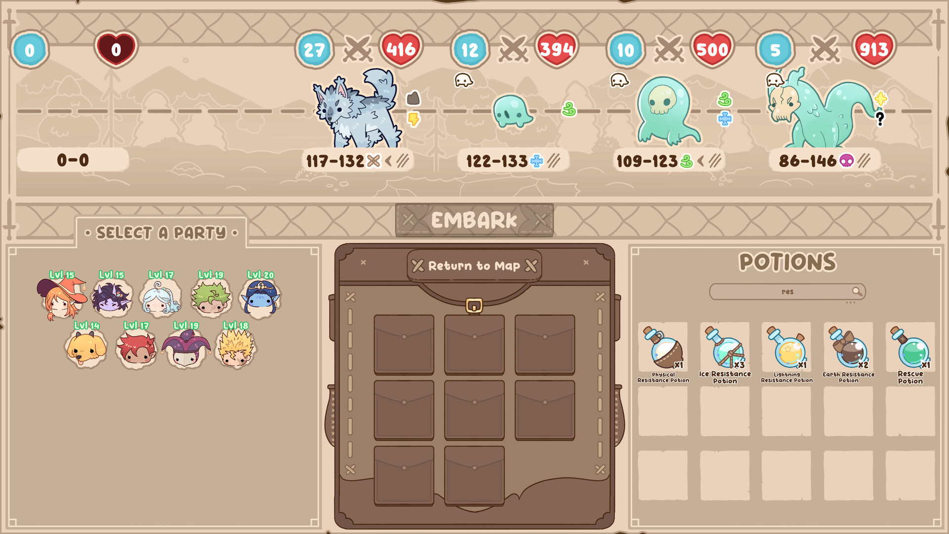 My Party Needs An Alchemist gameplay screenshot 2
