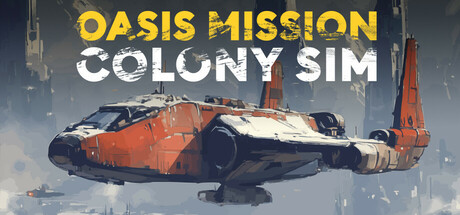 Oasis Mission: Colony Sim PC Game Cover Art