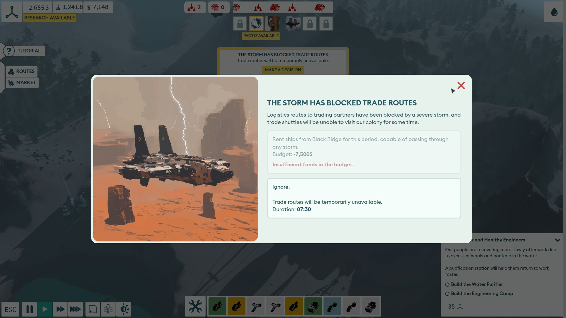 Oasis Mission: Colony Sim gameplay screenshot 1