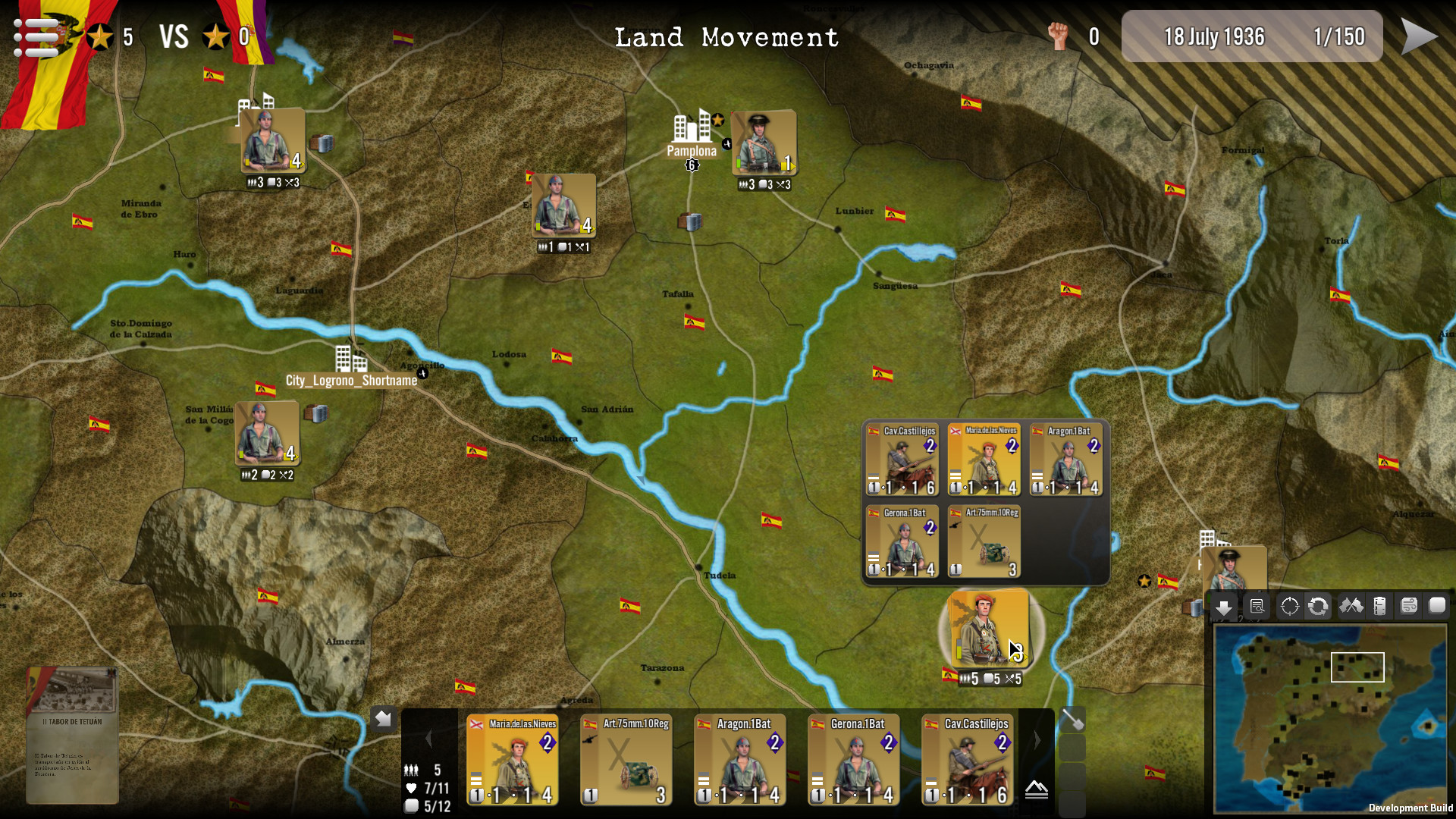 SGS Spain at War gameplay screenshot 2