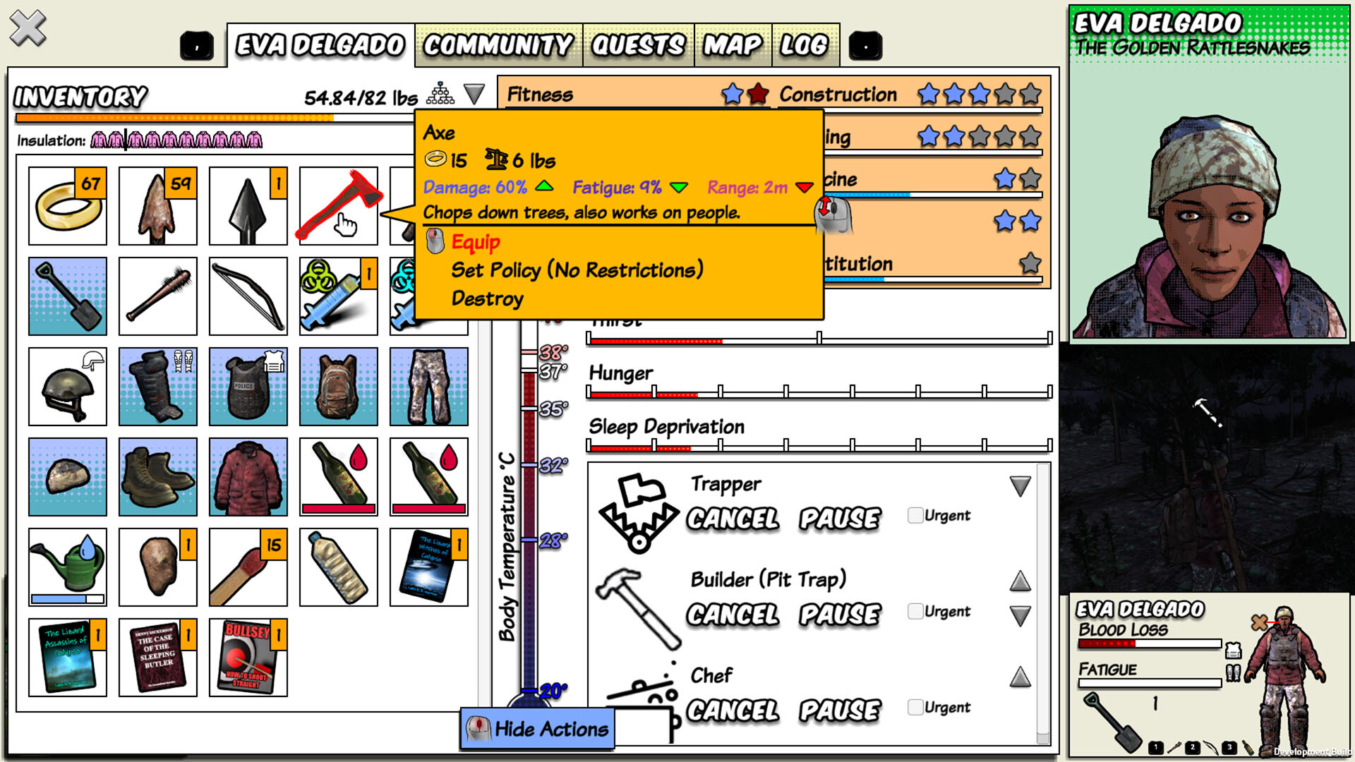 Survivalist: Invisible Strain gameplay screenshot 1