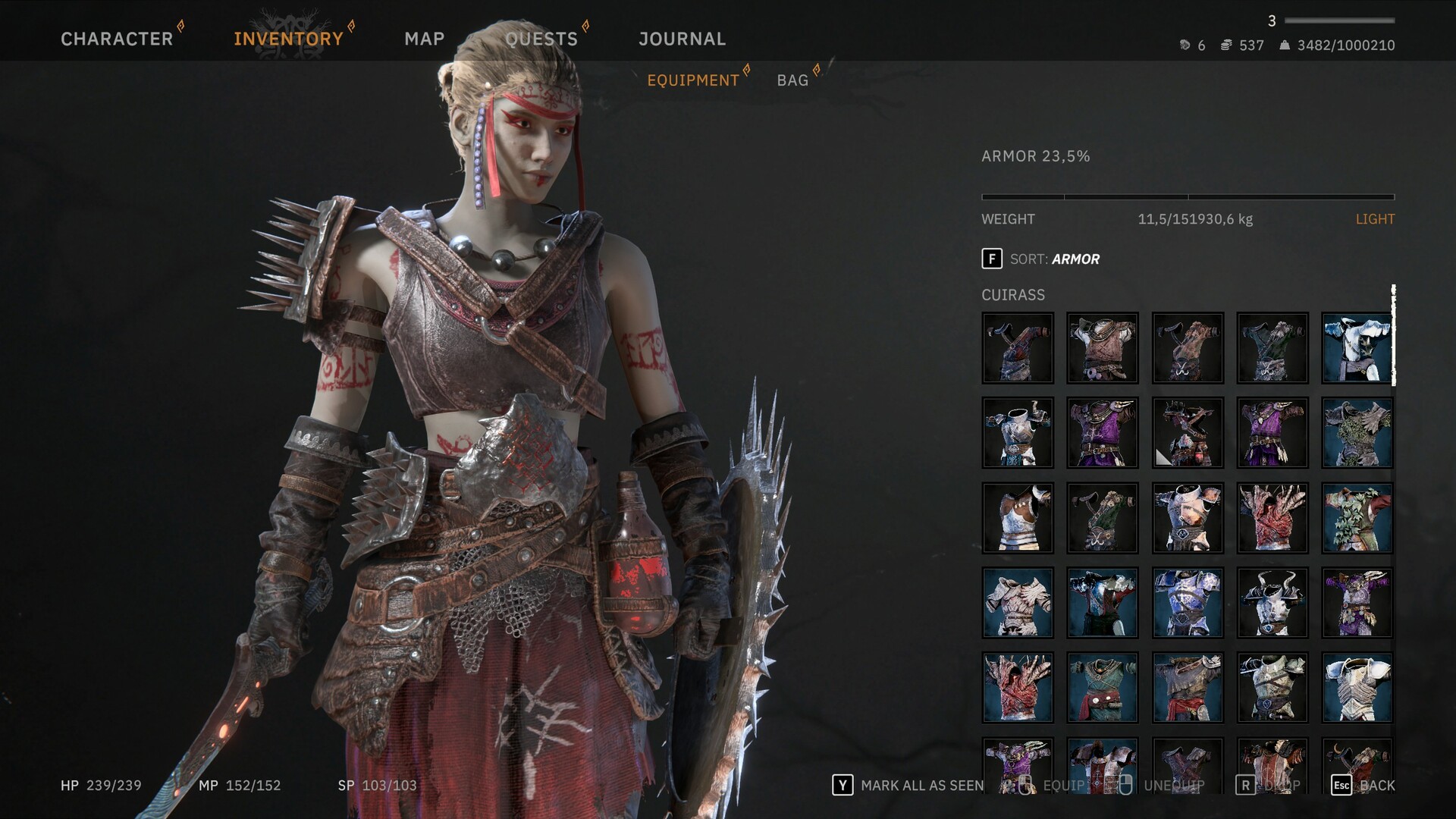 Tainted Grail: The Fall of Avalon gameplay screenshot 1