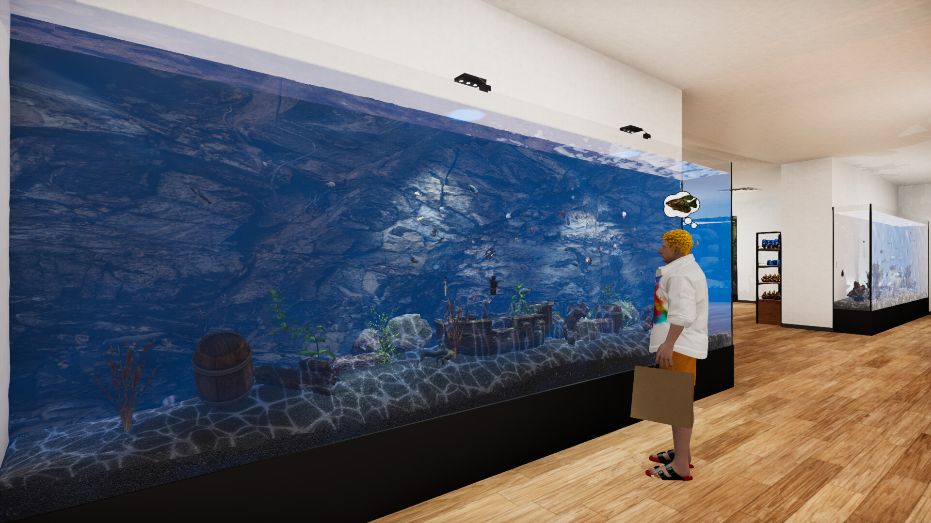 Aquarist - Aquatic Supermarket DLC gameplay screenshot 1