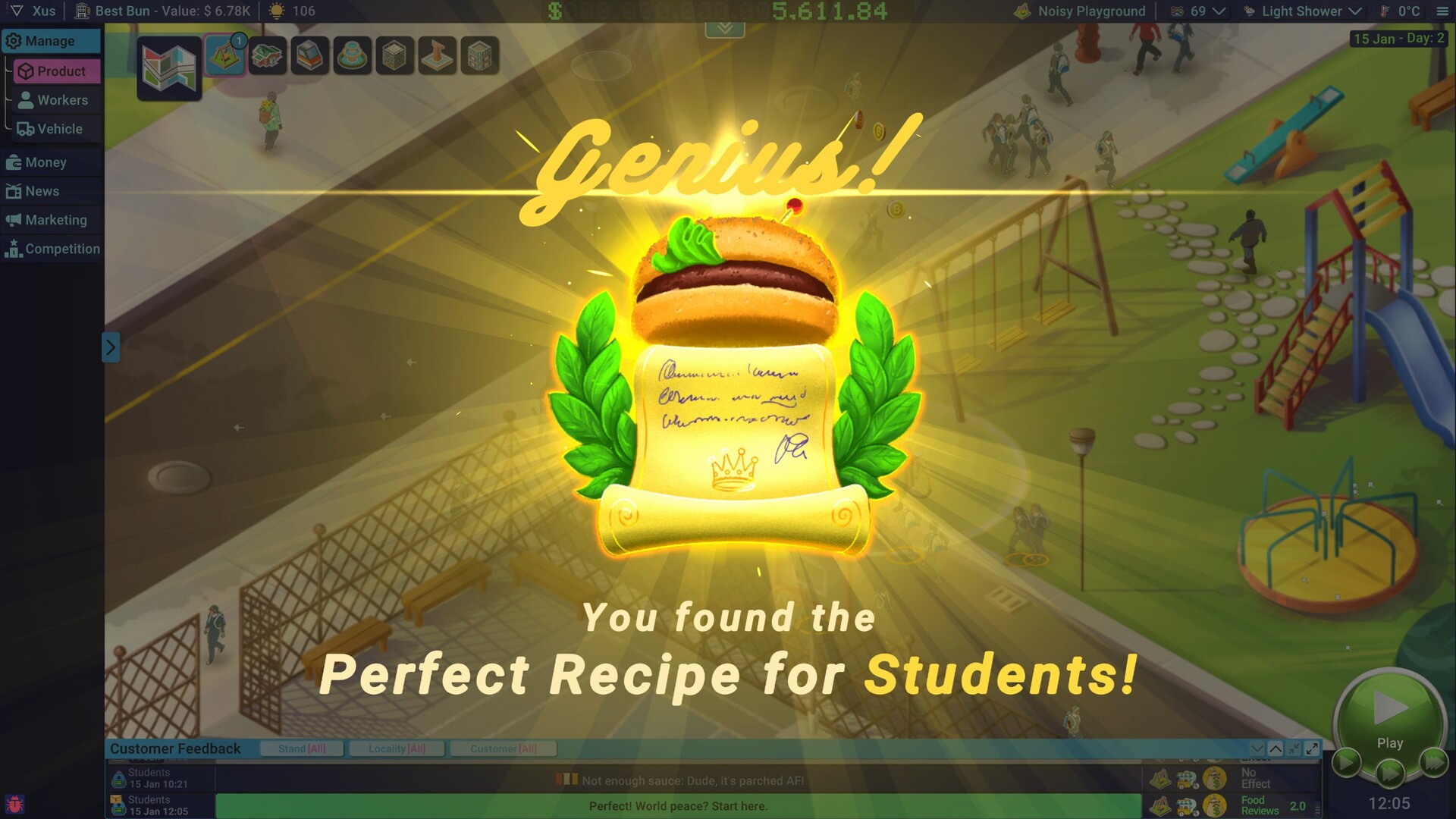 Business Heroes: Street Grub gameplay screenshot 2