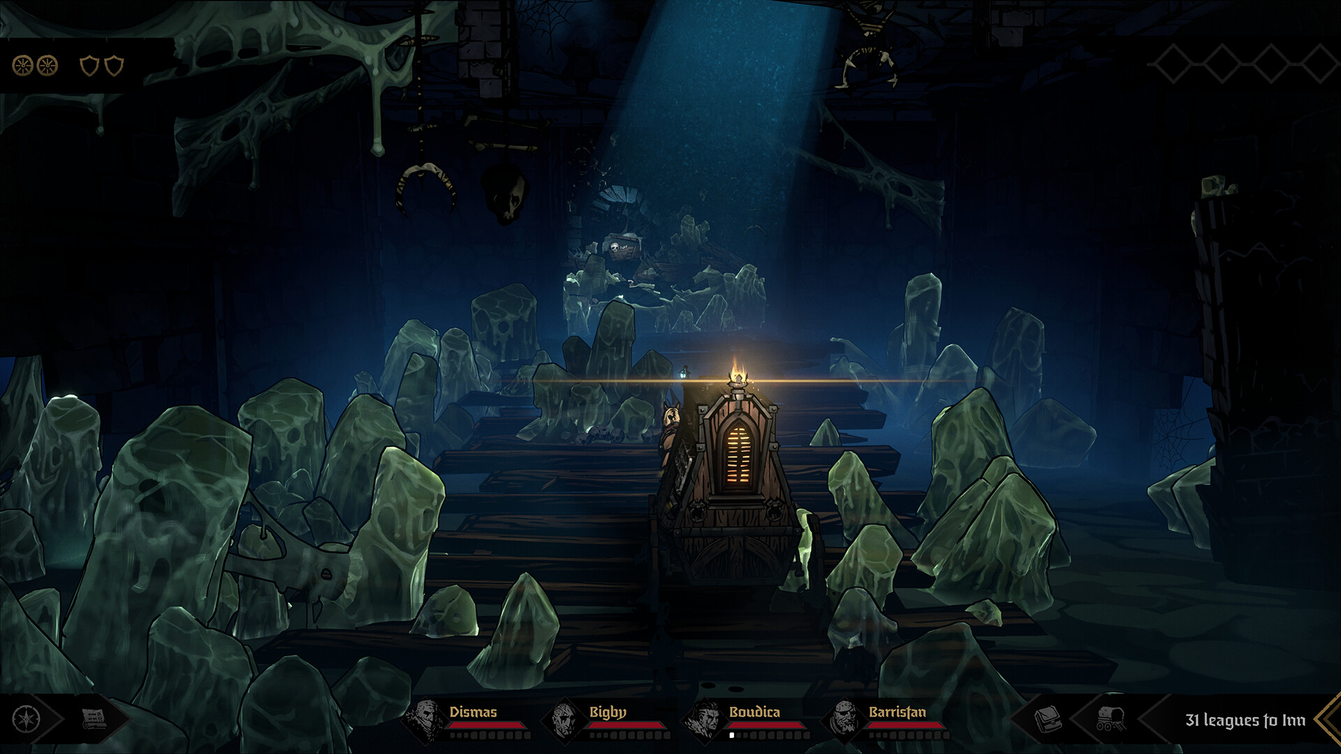 Darkest Dungeon® II: Inhuman Bondage gameplay screenshot 1