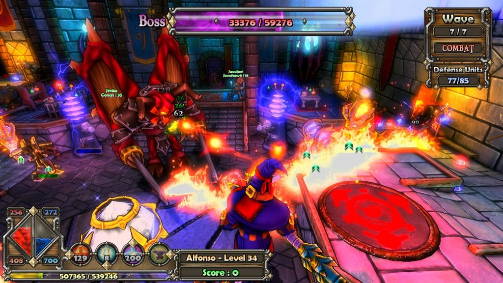 Dungeon Defenders gameplay screenshot 2