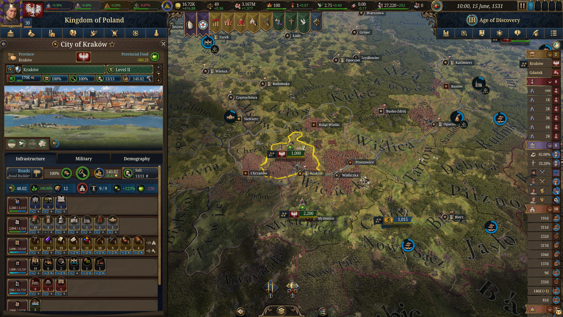 Europa Universalis V gameplay screenshot 2