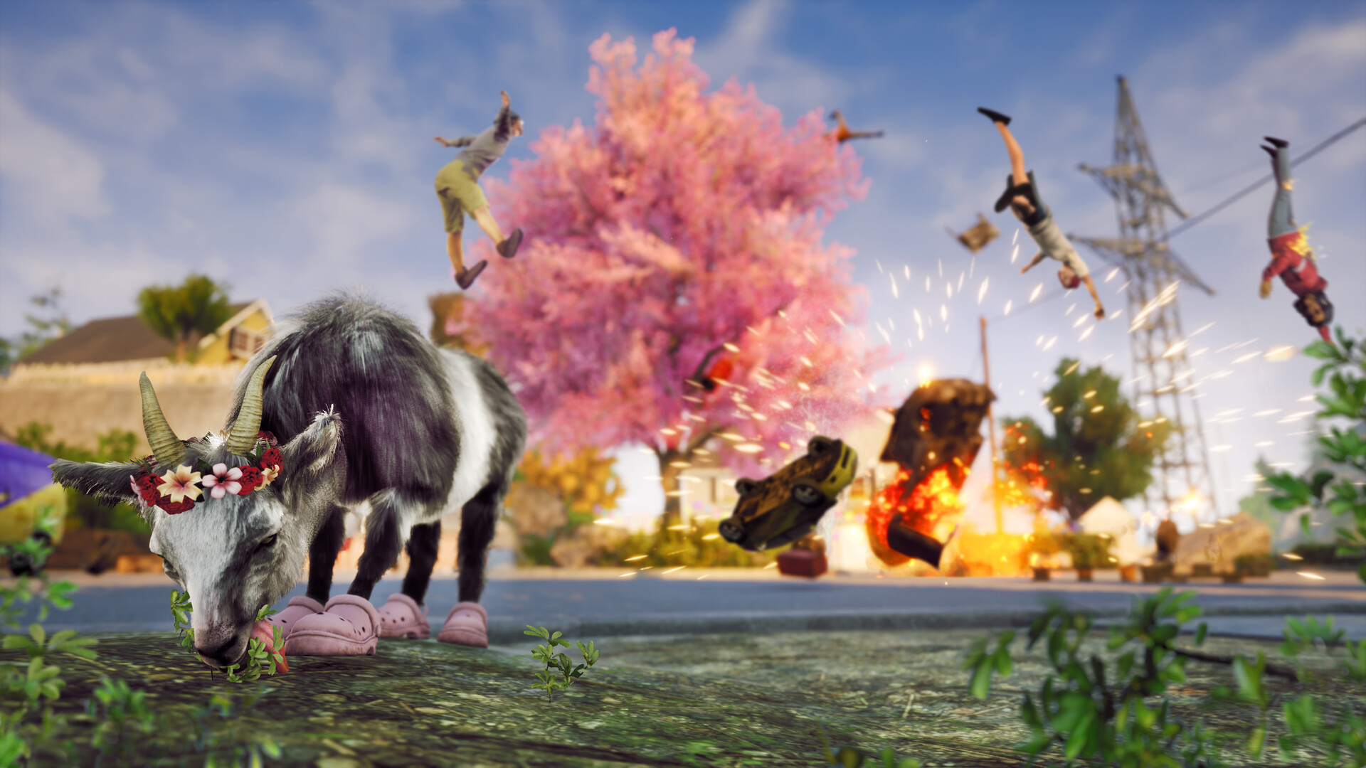 Goat Simulator 3 gameplay screenshot 1