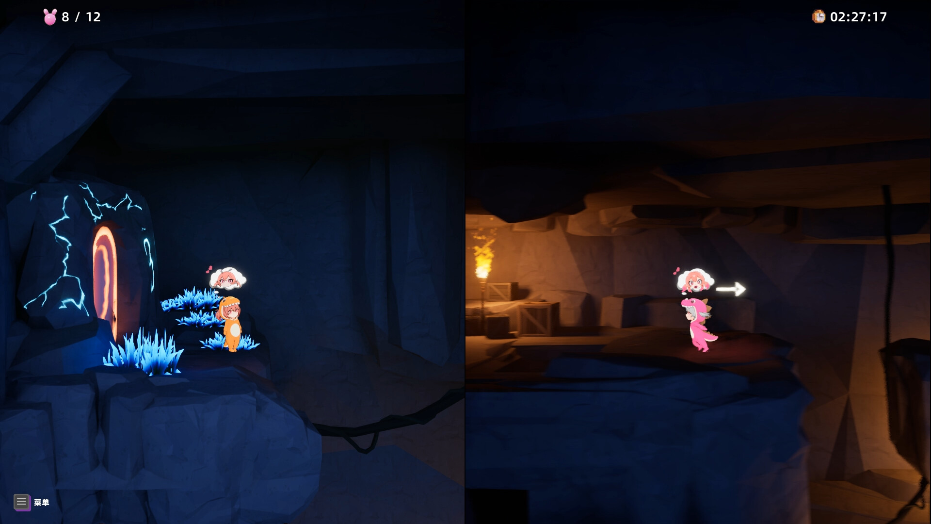 Head's Adventures:chibichibi gameplay screenshot 1