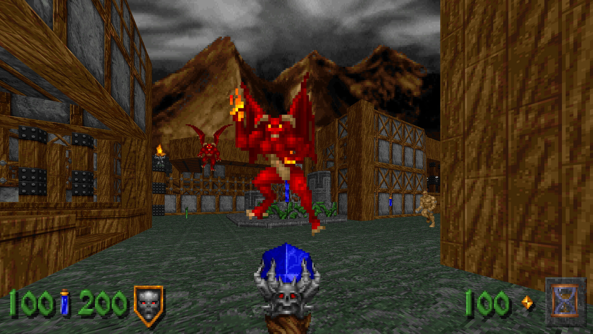 Heretic + Hexen gameplay screenshot 1