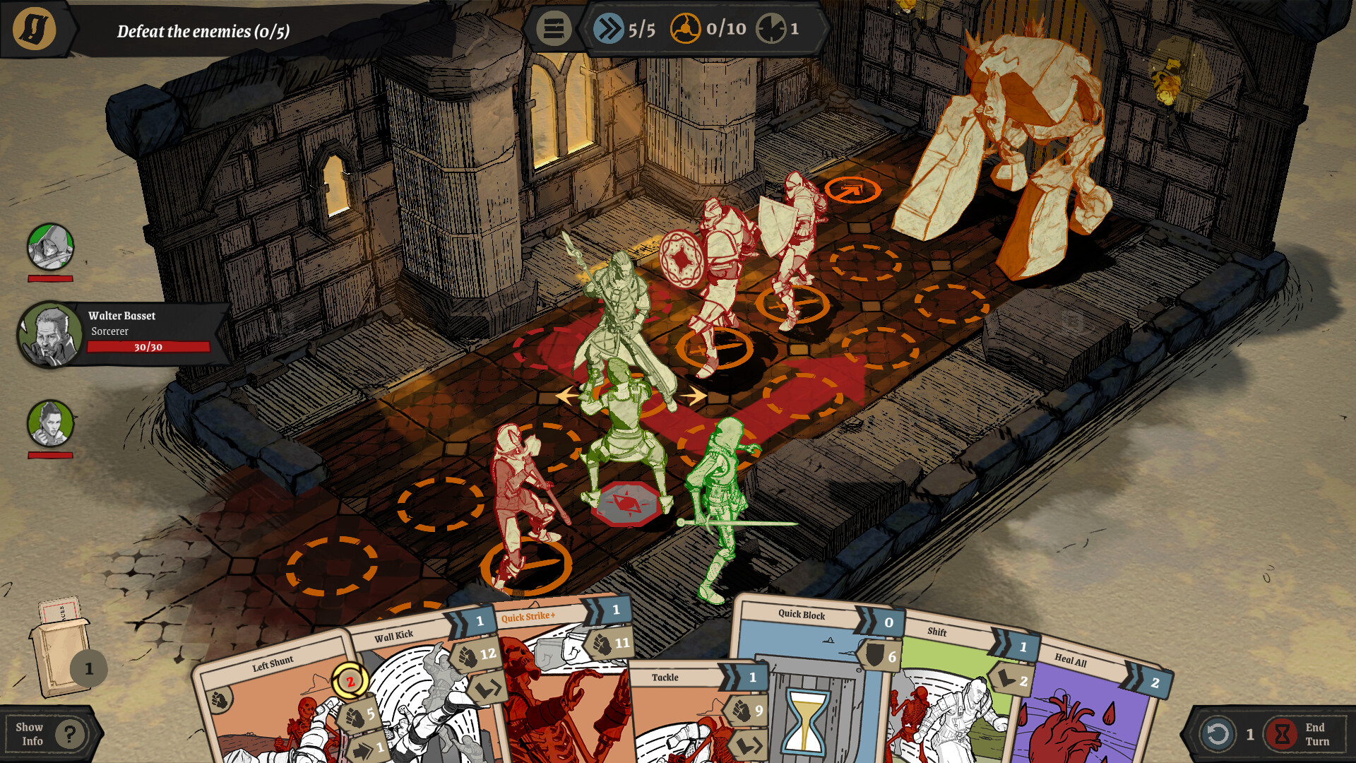 Knights in Tight Spaces gameplay screenshot 2