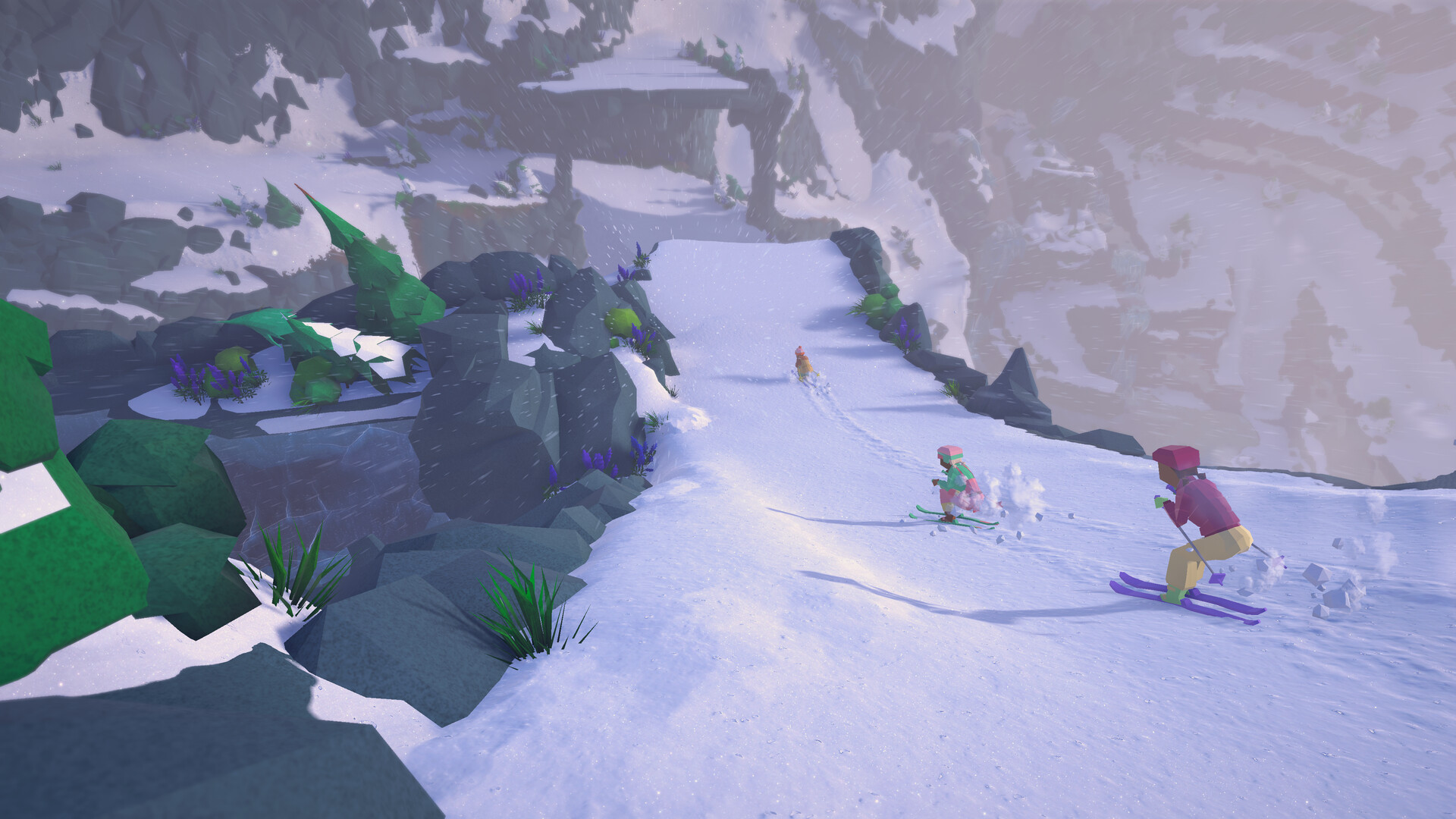 Lonely Mountains: Snow Riders gameplay screenshot 1