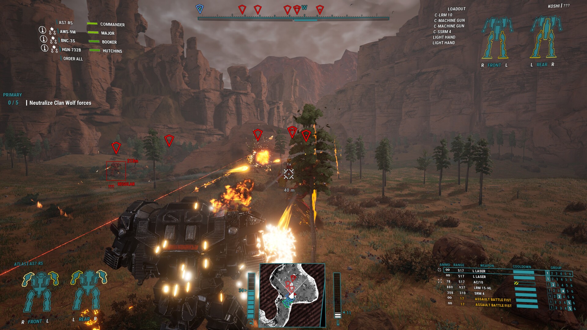 MechWarrior 5: Mercenaries - Shadow of Kerensky gameplay screenshot 2