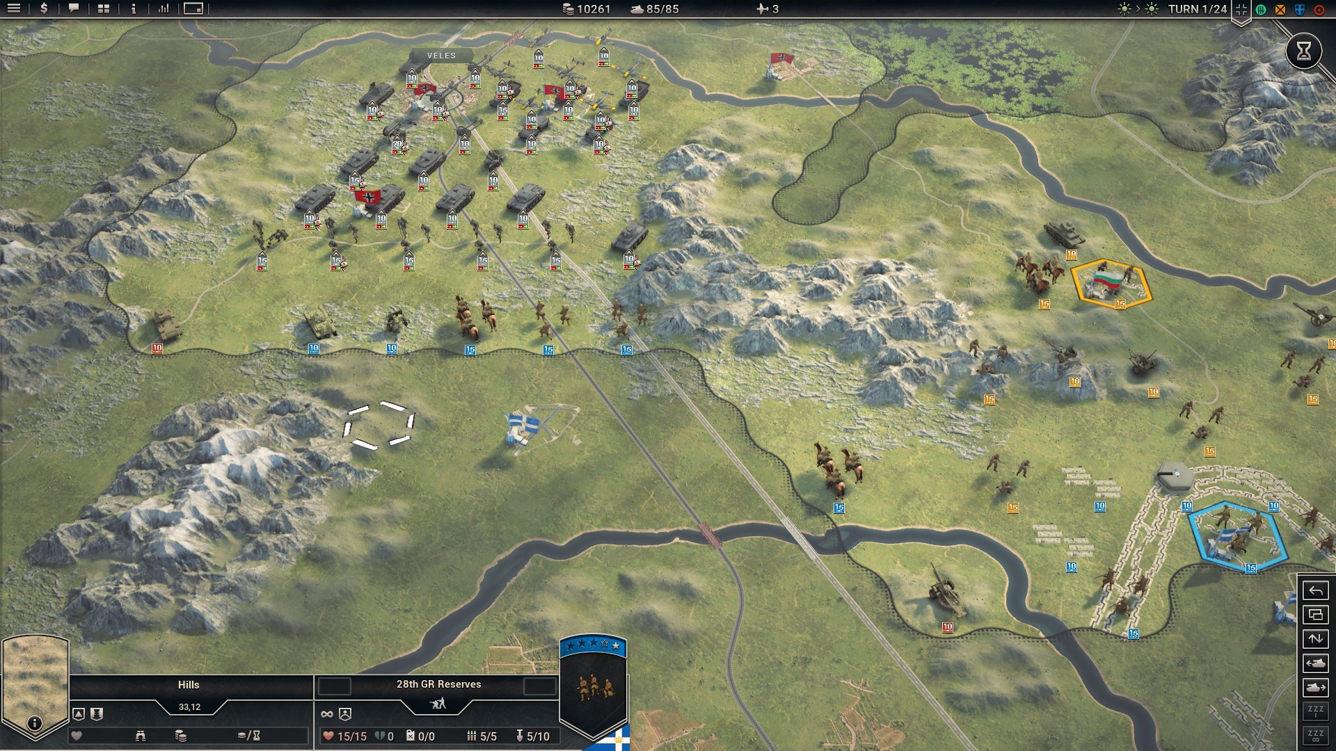 Panzer Corps 2: Axis Operations - 1941 gameplay screenshot 2