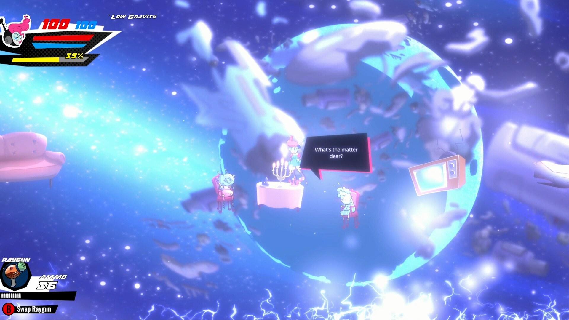 Raygun Gadabout gameplay screenshot 2