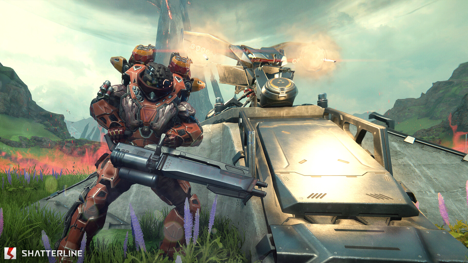 Shatterline gameplay screenshot 1