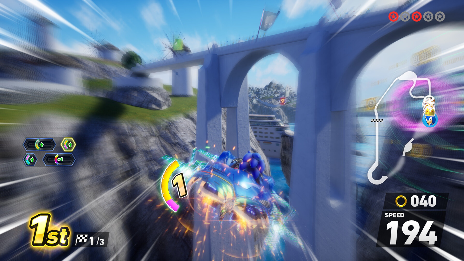 Sonic Racing: CrossWorlds gameplay screenshot 1