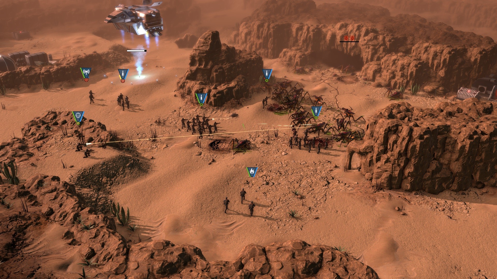 Starship Troopers: Terran Command gameplay screenshot 1