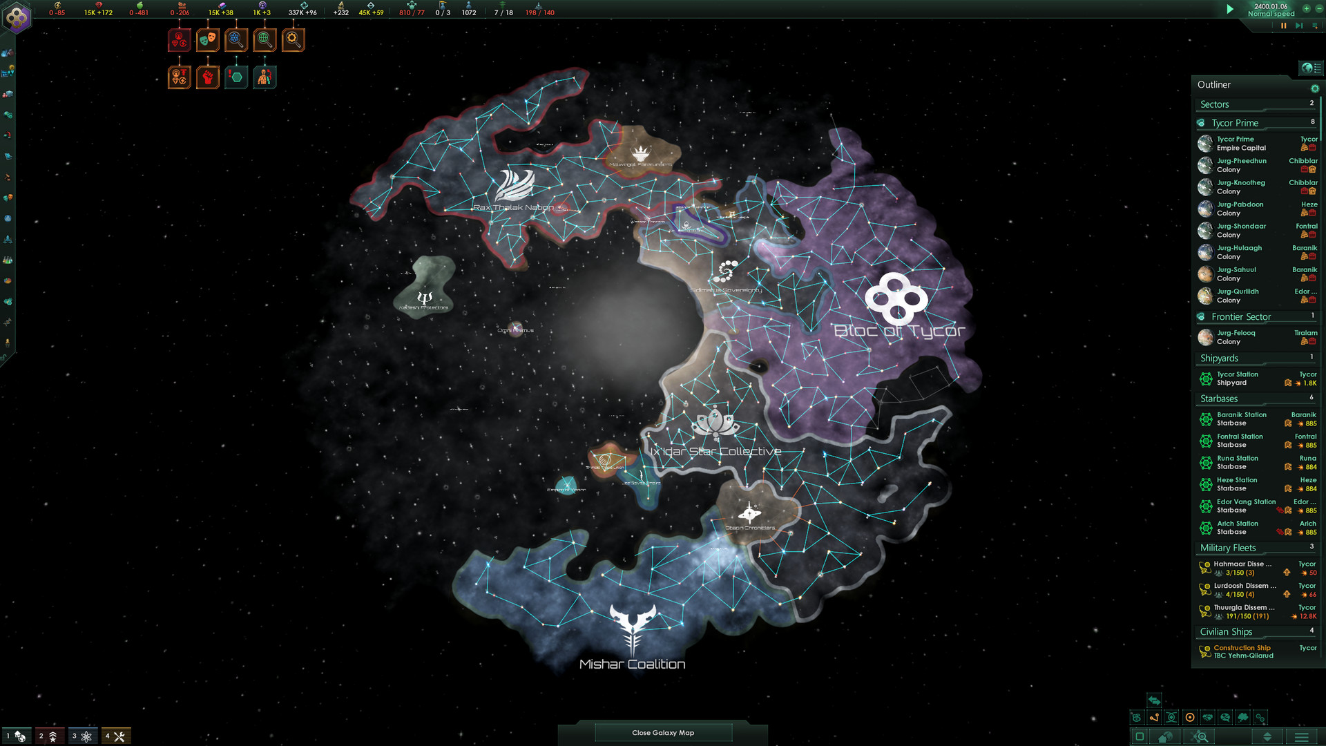 Stellaris gameplay screenshot 1