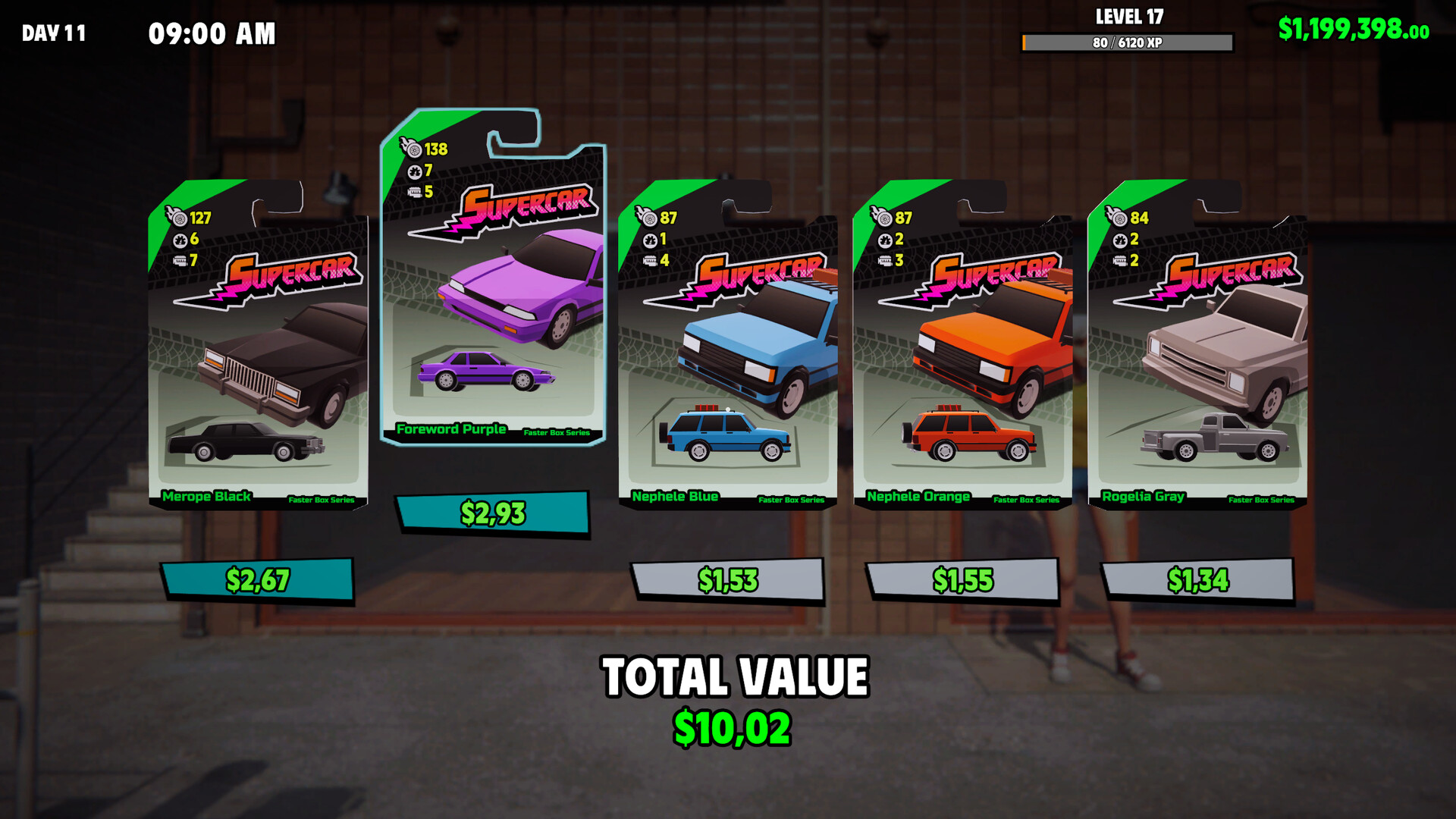 Supercar Collection Simulator gameplay screenshot 1